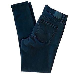 Womens Levi's 311 SHAPING SKINNY 36780 Slim Stretch Black Jeans W30 L30